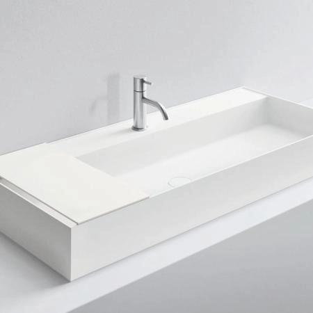 NOORTH milldue edition Раковина 108.4х47.2х12 см, 1 отв., накладная, цвет: белый