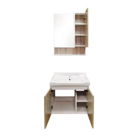 Тумба с раковиной Comforty Рига-60 дуб сонома