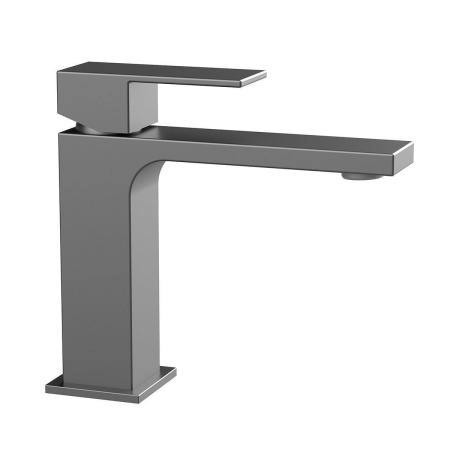 Смеситель Vincea Cube VBF-1C01GM для раковины однорычажный, вороненая сталь