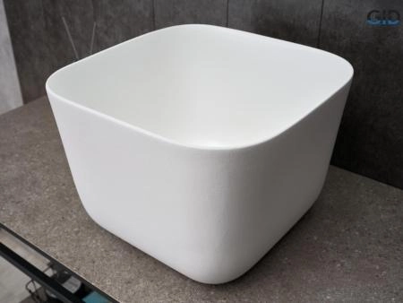 Раковина Gid N9301wg на столешницу 37,5 Белый