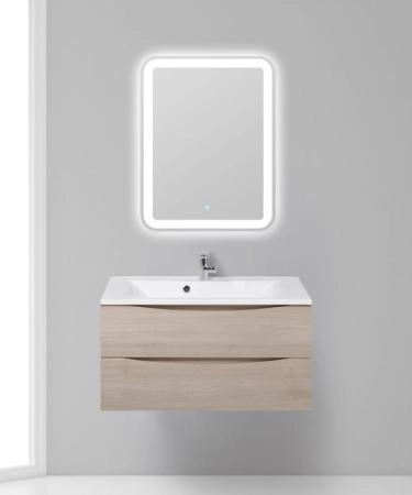 Тумба под раковину Belbagno MARINO Rovere Bianco подвесная 900x450x500 MARINO-900-2C-SO-WO-P