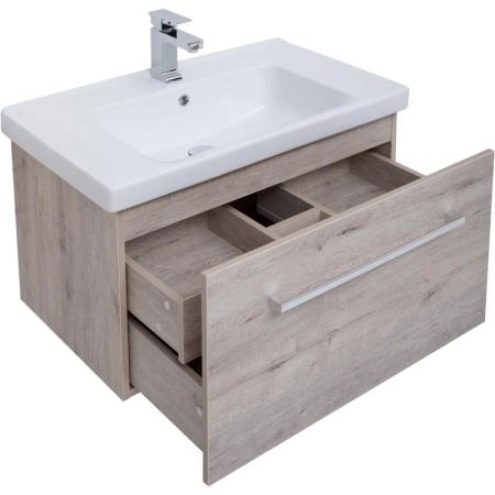 Тумба Dreja BIG INN 80 см под умывальник дуб кантри, подвесная