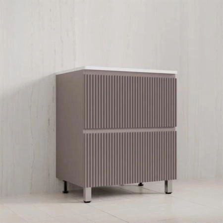 Тумба с раковиной Style Line Марокко 70 ЛС-00002498 напольная тауп темный