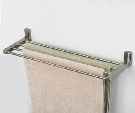Полка WasserKraft Exter K-5211 для полотенец бронза