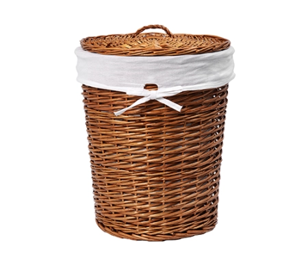 Корзина Wasserkraft Leine WB-350-L для белья с крышкой Плетеная