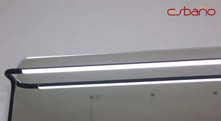 Зеркало ESBANO ES-3727K2D Антизапотевание LED подсветка 100х70х14