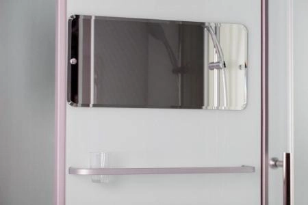 Душевая кабина Esbano 100x80 матовое стекло ESKB108CKRBL