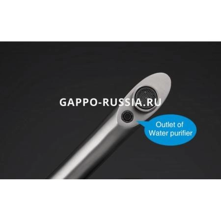 Смеситель Gappo G4399 для кухни нержавеющая сталь
