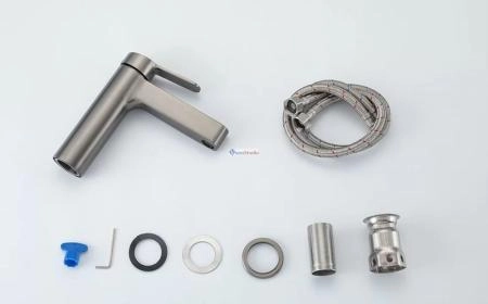 Смеситель Gappo G1099-39 Оружейная сталь для раковины