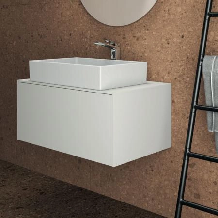 Ideal Standard Extra Раковина 60х40хh12.5см., накладная, без отв., без перелива, с крепежом, цвет: белый глянец