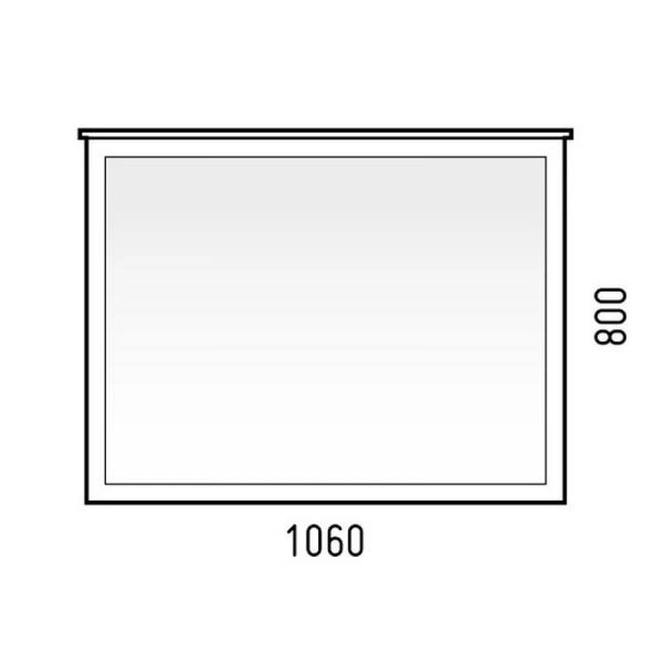 Зеркало Corozo Таормина 105