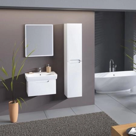 Зеркало DREJA TINY 99.9024 60 см с подсветкой, белый