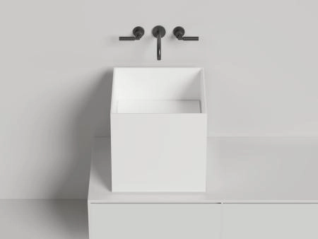 Раковина Salini ARMONIA SQUARE 03 S-Sense глянцевая 45x45 130513G накладная