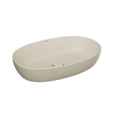 Раковина Kerama Marazzi PLAZA ПЛАЗА PLR.wb.60\SAN накладная 60, песочная матовая