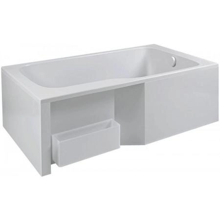 Фронтальная панель Jacob Delafon BAIN-DOUCHE MALICE E6D067-00 170x47 см с боковой