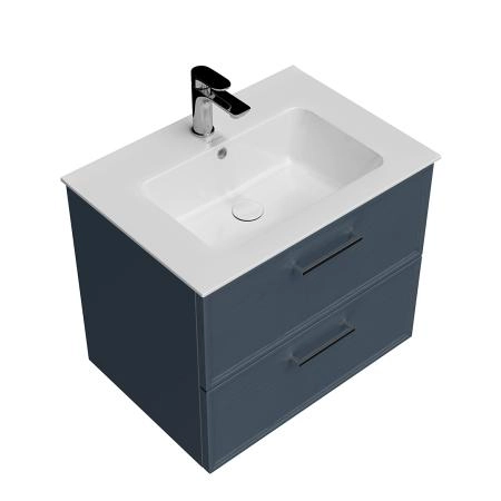 Тумба Kerama Marazzi PIANO CLASSIC ПИАНО КЛАССИК PIA.CL.65\BLU.M подвесная 65 см, 2 ящика, ясень синий матовый