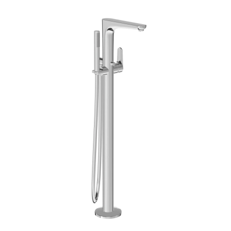 Смеситель VitrA Root Round  A42741EXP напольный с ручным душем хром латунь