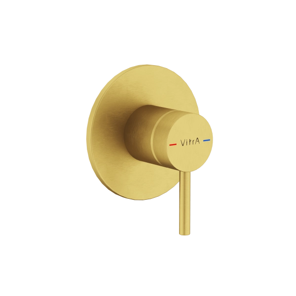 Смеситель VitrA Minimax Round  A4371025EXP встраиваемый брашированное золото