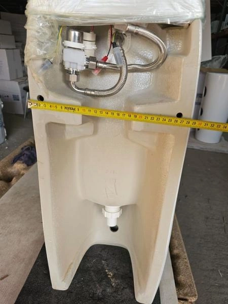 Писсуар сенсорный Gid Q9509 подвесной выпуск горизонтальный Белый