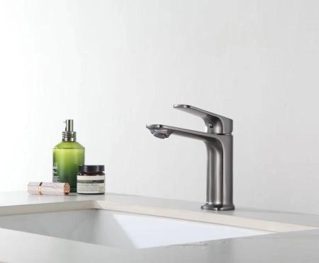 Смеситель для раковин Frap F1086-9 оружейная сталь