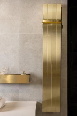 Полотенцесушитель электрический Boheme MATT GOLD 725-MG