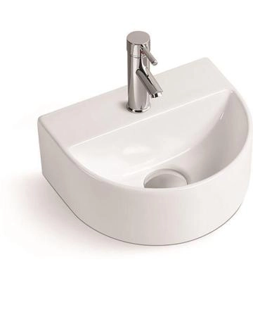 Раковина SantiLine SL-2007 30,5x25,5 подвесная керамическая Белый