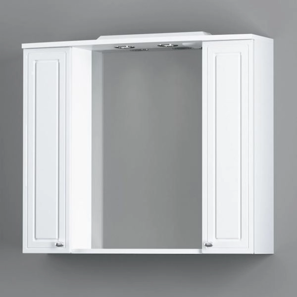 Зеркальный шкаф RedBlu by Damixa Palace One M41MPX0851WG белый глянцевый