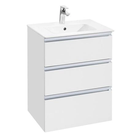 Roca The Gap Тумба подвесная 60x45x74см, с 3 ящиками, цвет: белый