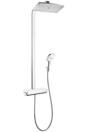 Душевая система Hansgrohe Raindance 27112400 Select Showerpipe 360 с термостатом белый/хром