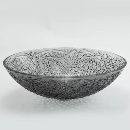 Раковина хрустальная Boheme черная овальная 813-B