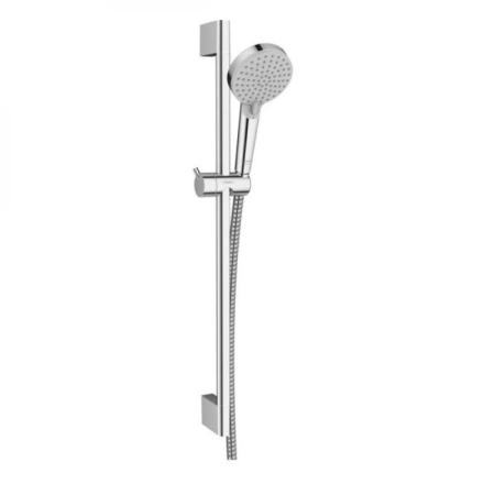 Hansgrohe 26279000 Vernis Blend Душевой гарнитур Vario H=650 мм, ?100 мм, 2 режима, Ecosmart, хром