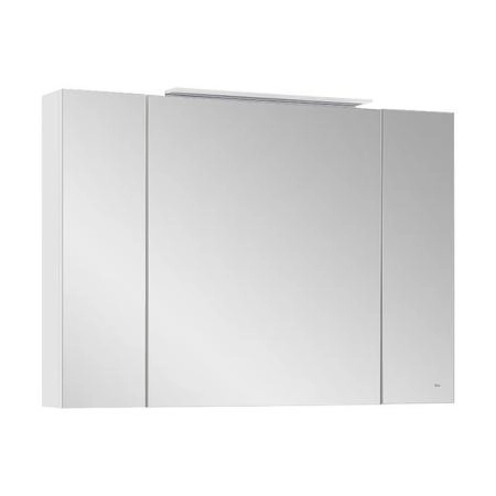 Roca Oleta Зеркальный шкаф 100х70см, c LED-светильником, цвет: белый