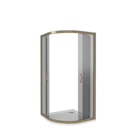 Душевой уголок GOOD DOOR JAZZE R-80-B-BR 80x80 тонированное