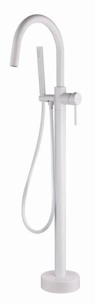 Смеситель напольный Boheme Uno. Matt White 469-MW