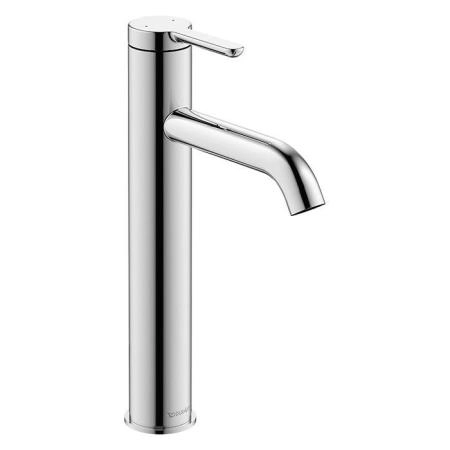 Duravit C.1 Смеситель для раковины, высокий, 1 отв., излив 136мм, цвет: хром