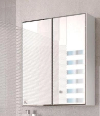 Зеркальный шкаф Style Line Elfante Амарант 600, белый без подсветки