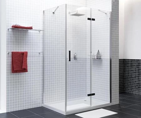 Душевой уголок WasserKraft Aller 10H07RBLACK MATT 120x90 см , прямоугольник, правая распашная дверь