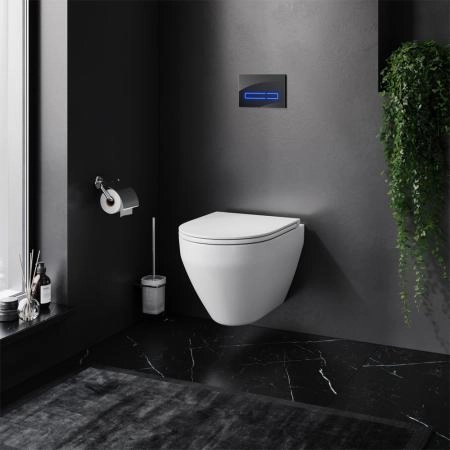 Комплект AM.PM Spirit 2.0 IS450A38.701700 инсталляция с унитазом и клавишей Touchless Pro стекло