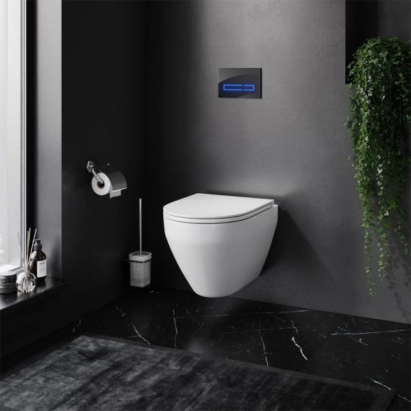 Комплект AM.PM Spirit 2.0 IS450A38.701700 инсталляция с унитазом и клавишей Touchless Pro стекло