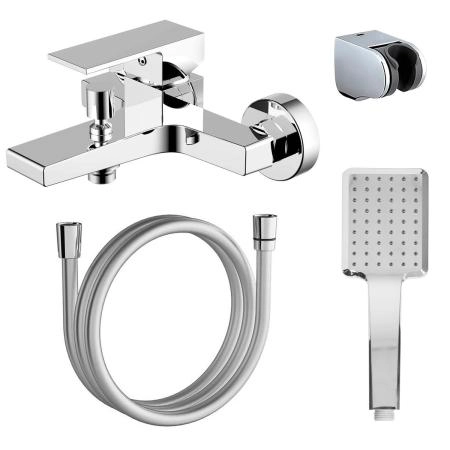 Смеситель для ванны Azario EDDIE с ручным душем, хром (AZ-WQY238207C)