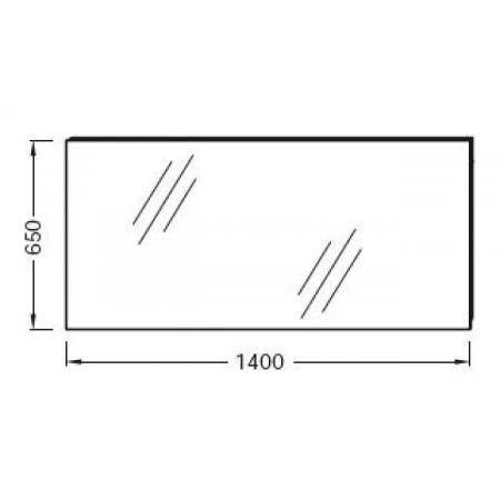 Зеркало Jacob Delafon EB1190-NF 140 см