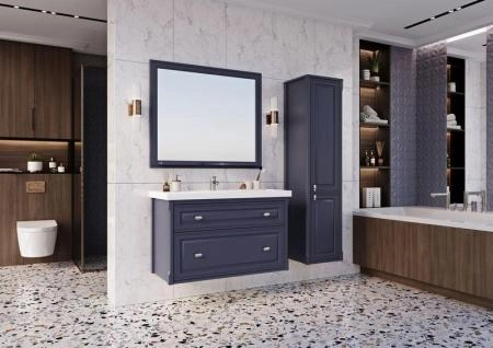 Тумба ASB Woodline Кастелло 100 Пейна (Серый) без раковины