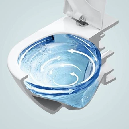 Villeroy&Boch Subway 3 Унитаз подвесной, безободковый, сиденье-в комплекте SoftClosing, CeramicPlus, цвет: альпийский белый