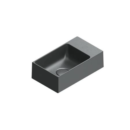 Catalano Premium Раковина 40x23см, без отв., цвет: черный матовый