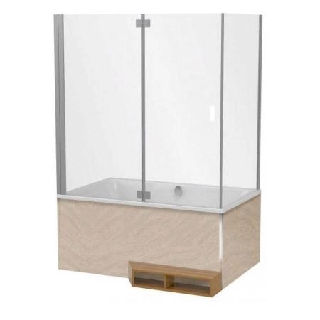 Шторка на ванну Jacob Delafon CAPSULE E6D127-GA 140x140 см