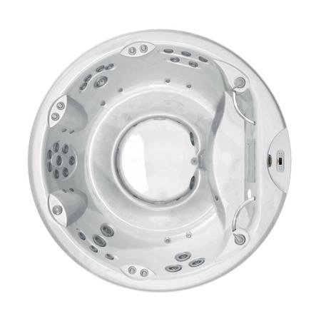 Jacuzzi Alimia Минибассейн 212xh90см, отдельностоящий, гидро/аэромассаж, подсветка, CLEARRAY, нагреватель, с крышкой, отделка: platinum / graphite