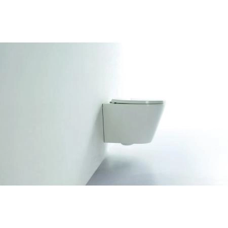Унитаз CeramaLux NS5178 51 см подвесной ,безободковый микролифт