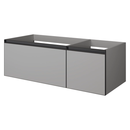 QUATRO 2 120см (80+40) тумба Boheme LUNA профиль ANTHRACITE 790-M2-120-L-A