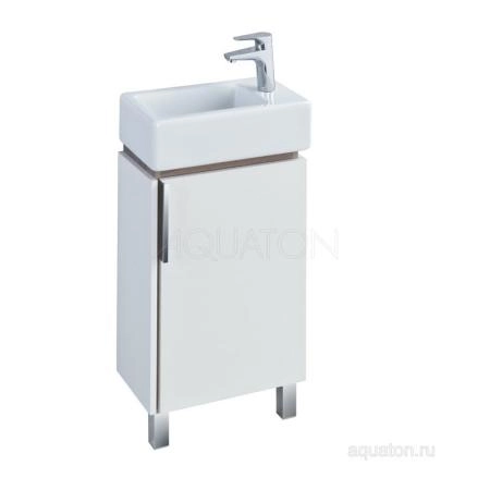 Тумба под раковину AQUATON Бэлла белый, джарра 1A221501BBAZ0