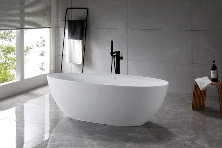 Ванна Vincea VBT-4S01MW 1700х760х560 Solid Surface белый матовый